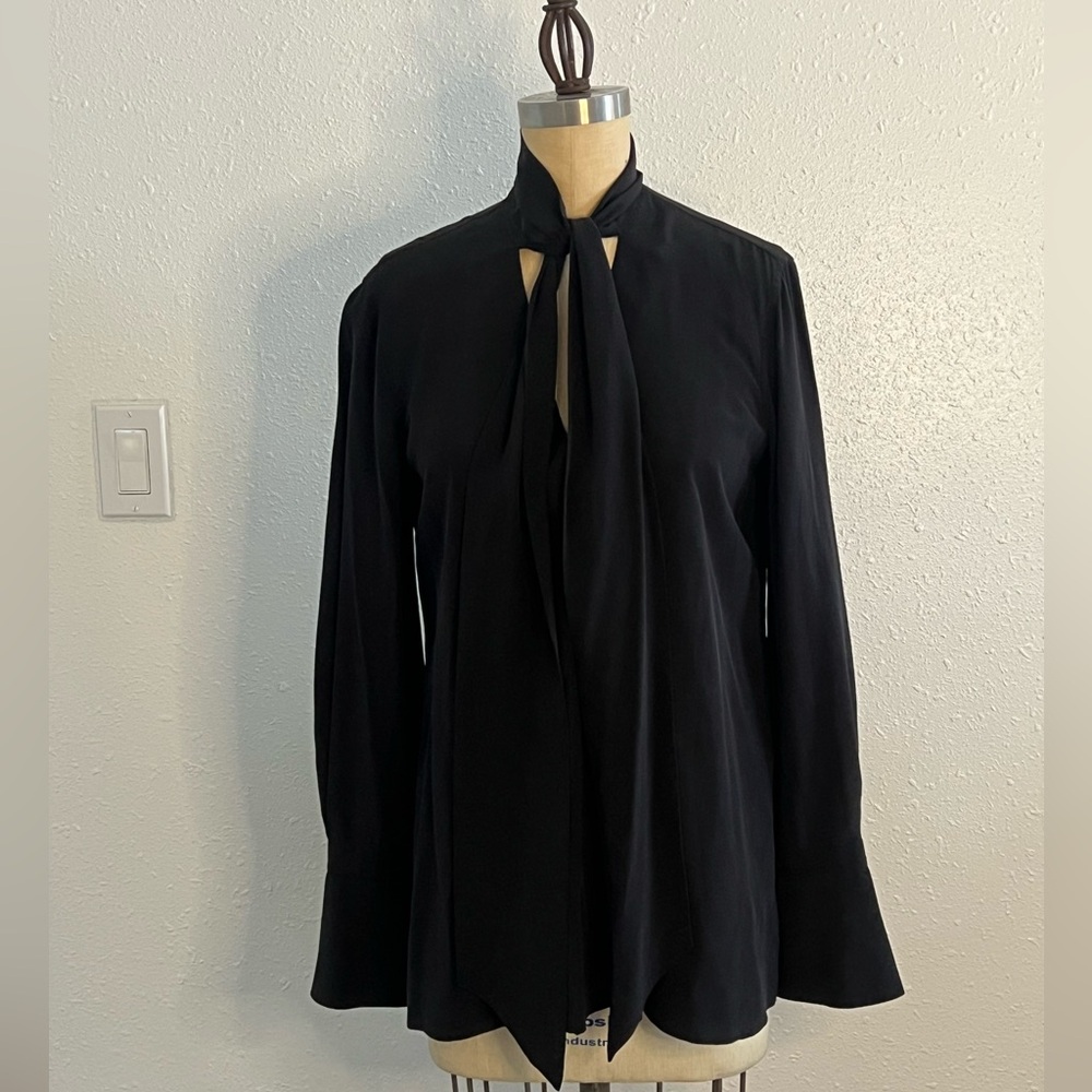 Equipment Femme Silk Blouse with Tie